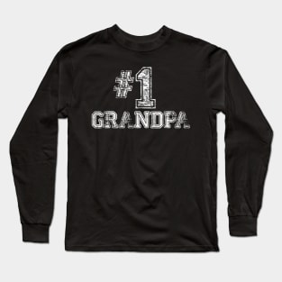 1 GRANDPA Number One Long Sleeve T-Shirt